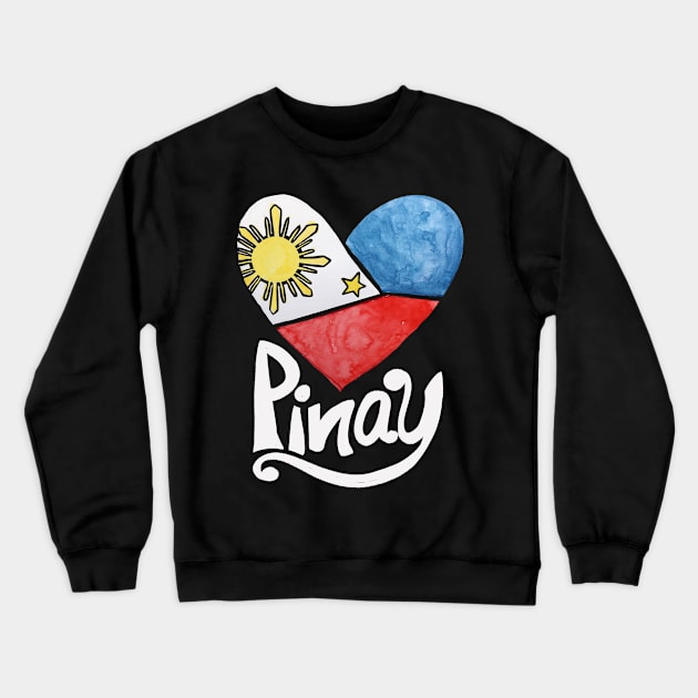 Pinay Crewneck Sweatshirt by bubbsnugg